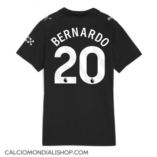 Maglie da calcio Manchester City Bernardo Silva #20 Seconda Maglia Femminile 2025-26 Manica Corta